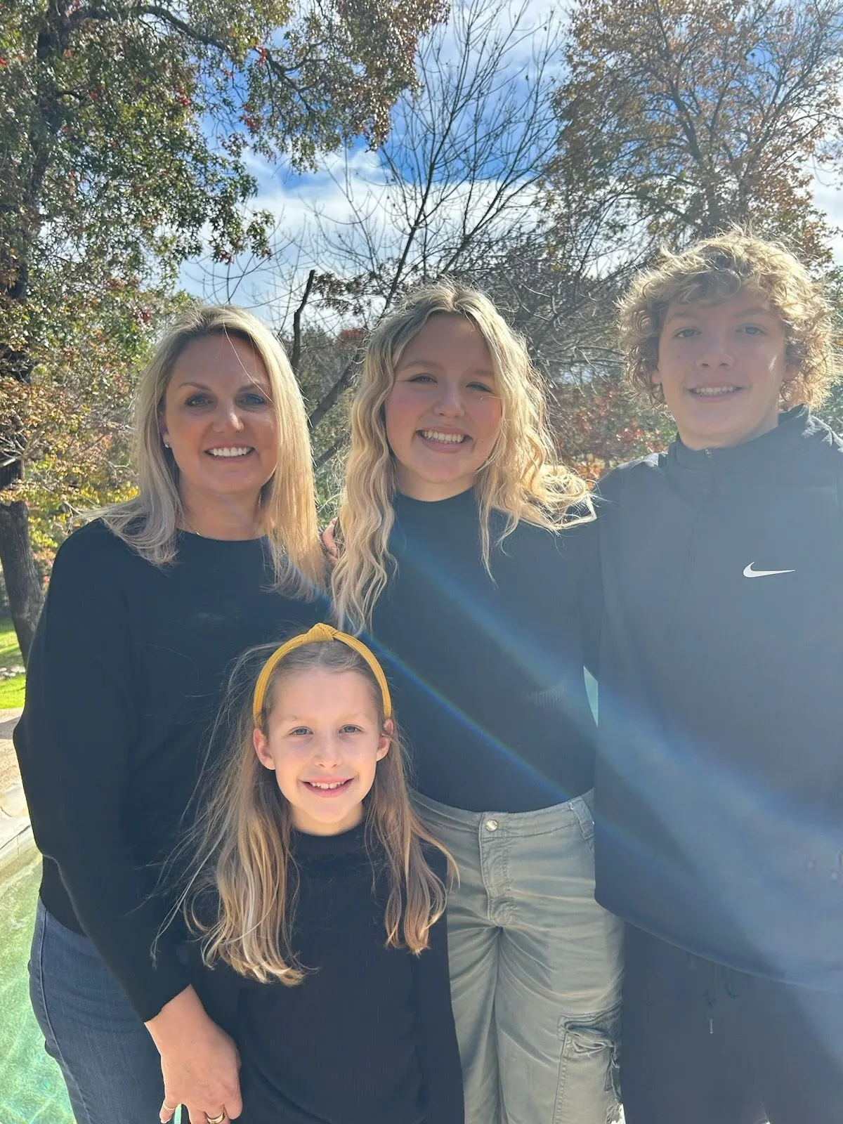 Photo of Ani Wiemholt with her family