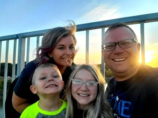 Photo of Matt with his family